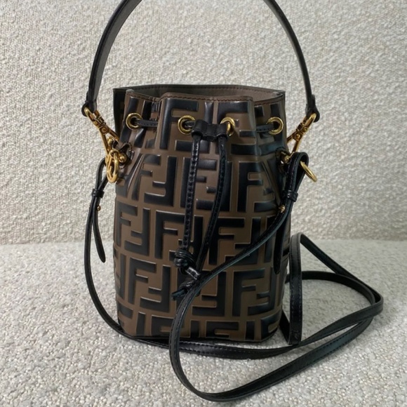 Authentic Fendi Mon Tresor Brown Leather mini-bag - Picture 16 of 16